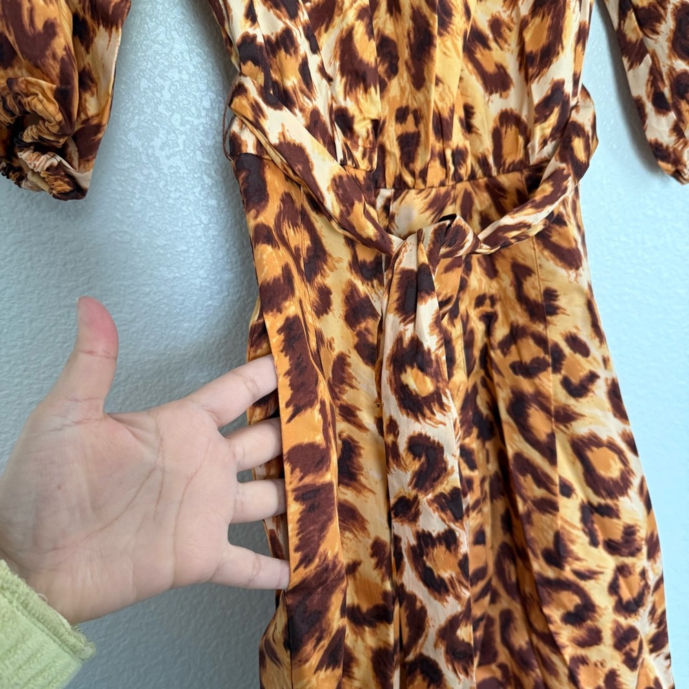 Kate Spade Panthera Cheetah Print Dress 4 - Picture 4 of 8